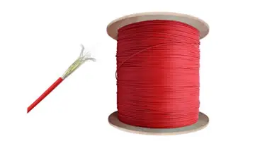 Armored distributed temperature sensing optical cable for underground power cable DTS monitoring