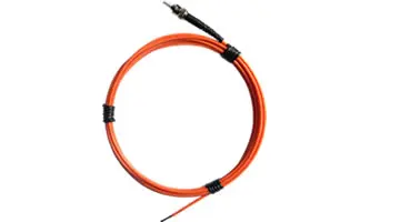Fluorescent fiber optic temperature sensor probes for power cable joint and termination temperature monitoring
