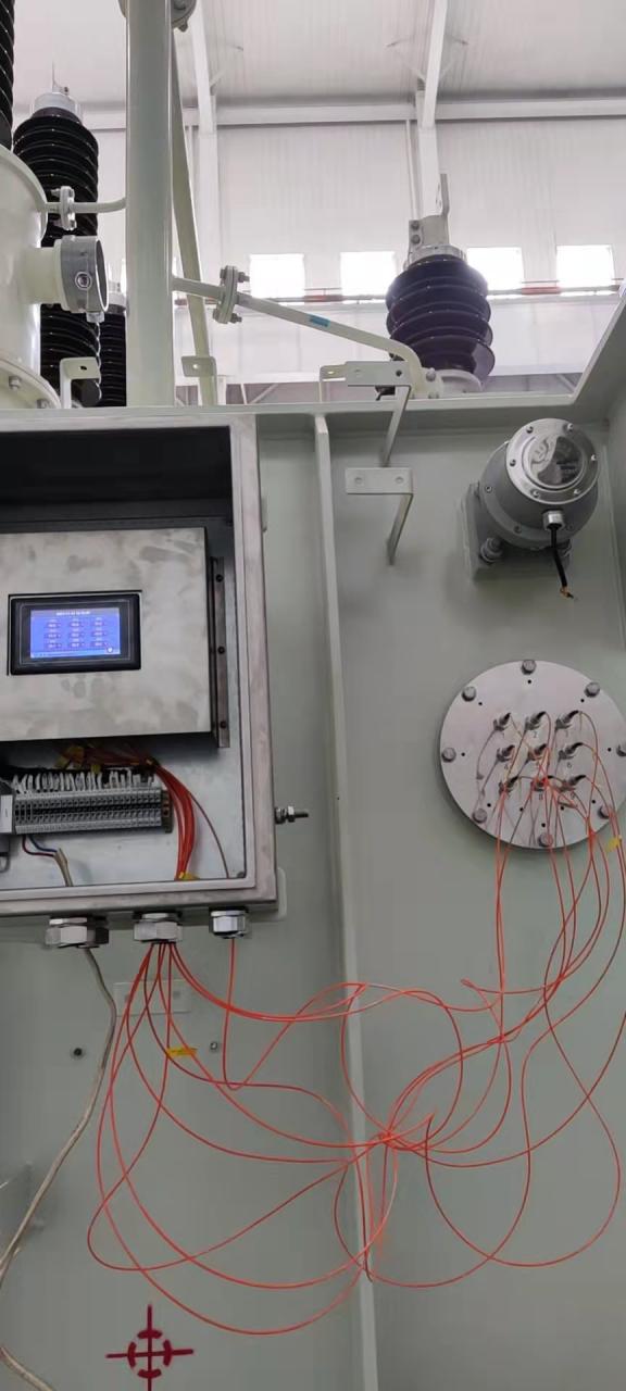 Intelligent winding fiber optic temperature measurement system for main transformer