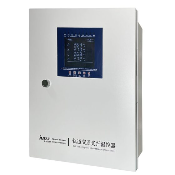 Fiber optic temperature measurement device for transformer winding in rail transit