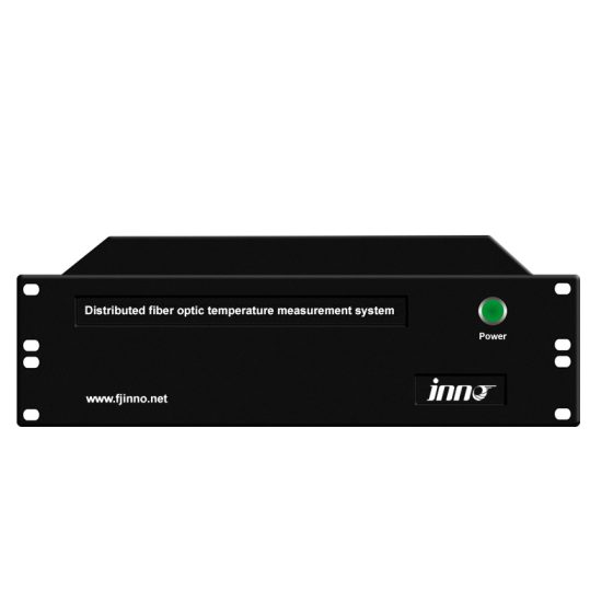 Distributed fiber optic fire temperature monitoring and alarm system