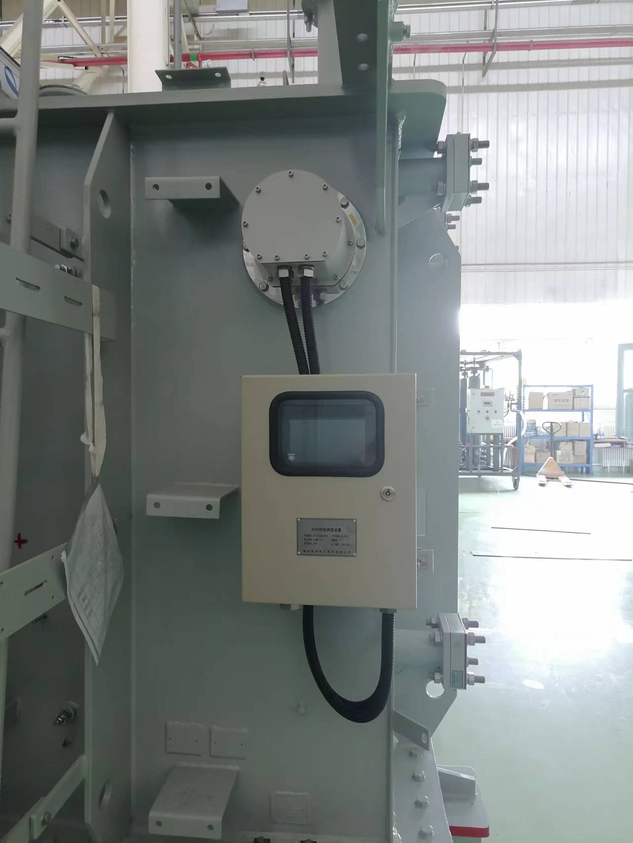 Transformer fiber optic temperature measurement