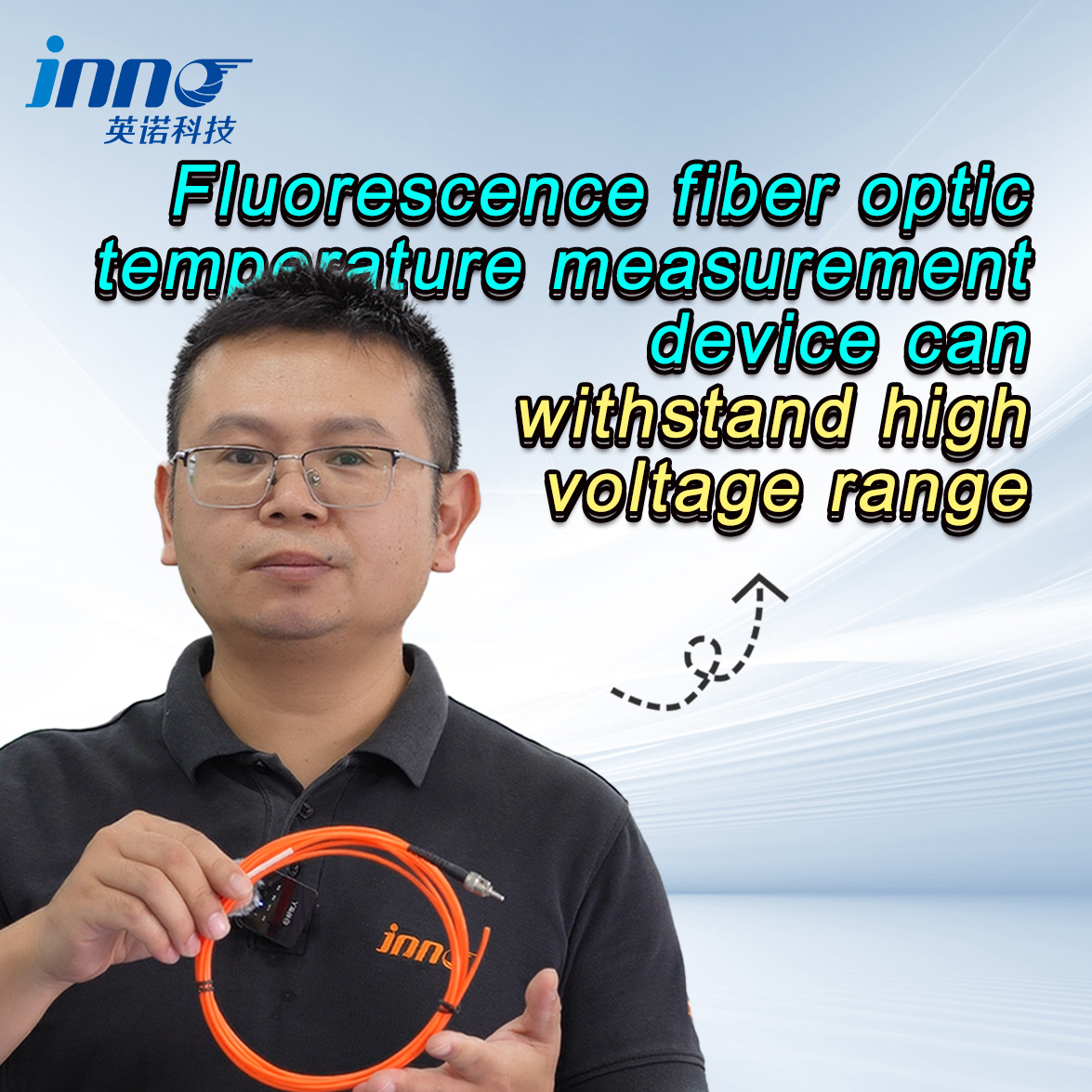 How many KV high voltages can fiber optic temperature sensors withstand