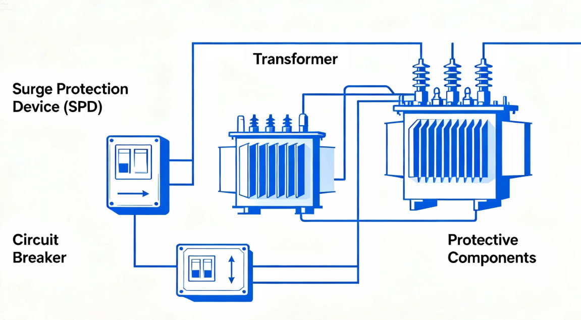 Perlindungan lonjakan transformer