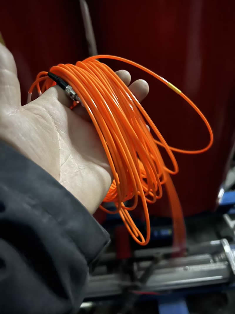 Fiber optic temperature monitoring and control system case