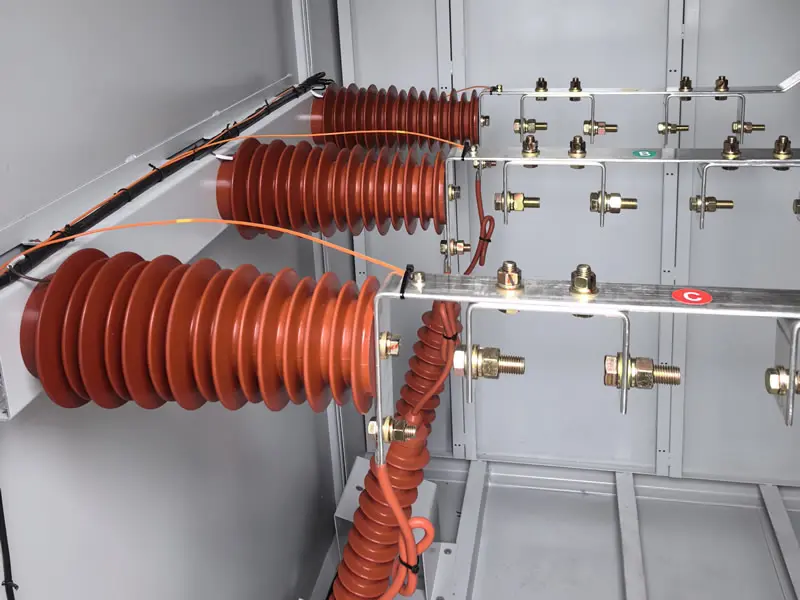 Bus fiber optic temperature monitoring sensor